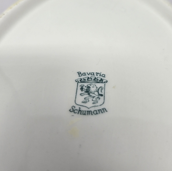 Schumann Bavaria Yellow Rose Serving Decor Dish Porcelain Perforated Edges - Picture 9 of 13